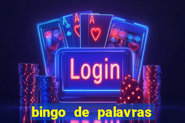 bingo de palavras de natal